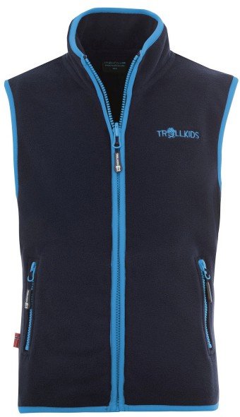 Trollkids - Kid's Arendal Vest - Fleeceweste Gr 104 blau