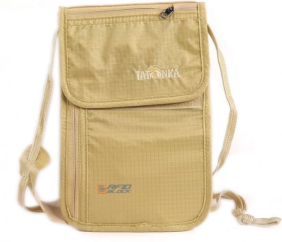 Thumbnail - Tatonka - Skin Neck Pouch RFID - Brustbeutel beige