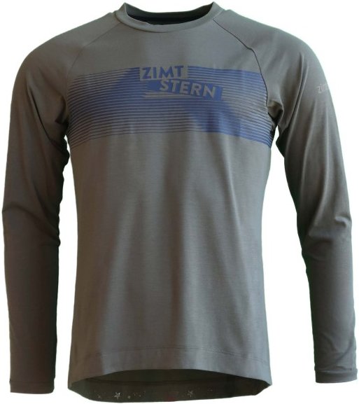 Zimtstern - Spunz Shirt L/S - Radtrikot Gr XL grau