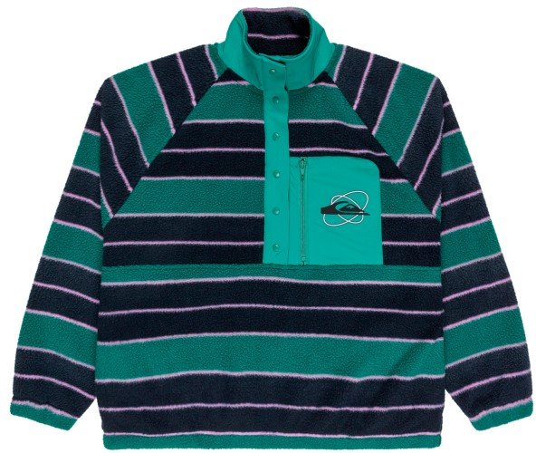 Thumbnail - Quiksilver - Women's Renek Half Snap - Fleecepullover Gr XS blau/türkis