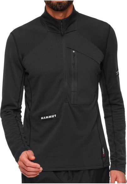 Thumbnail - Mammut - Eiger Nordwand Advanced First Layer Half Zip Pull - Fleecejacke Gr XXL schwarz