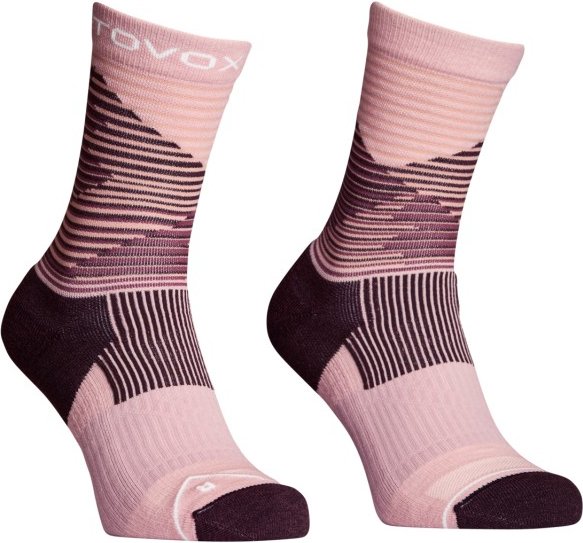 Ortovox - Women's All Mountain Mid Socks - Merinosocken Gr 35-38 rosa