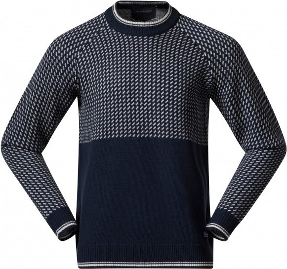 Bergans - Alvdal Wool Jumper - Merinopullover Gr M blau
