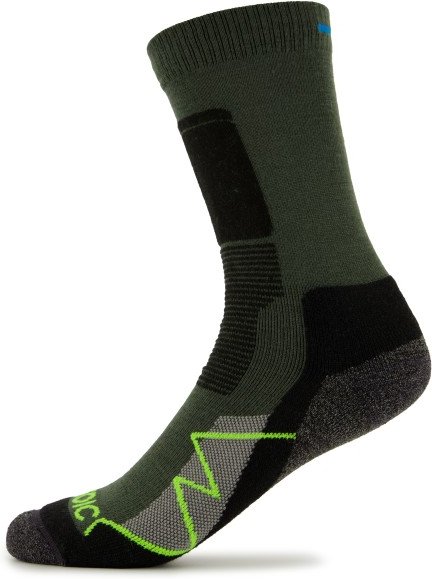 Stoic - Merino Trekking Crew Socks - Wandersocken Gr 36-38 schwarz