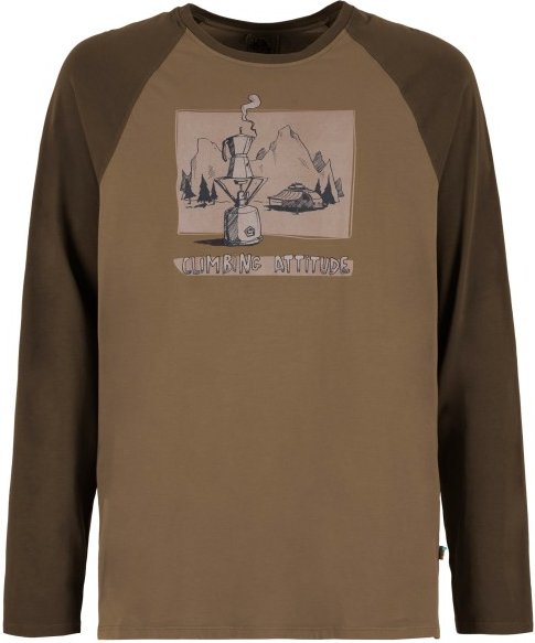 E9 - Long Coffee - Longsleeve Gr S braun