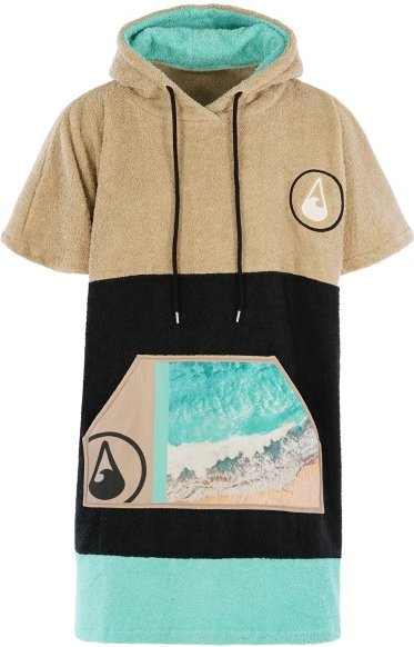 Wave Hawaii - Airlite Poncho Ericeira - Surf Poncho Gr M türkis