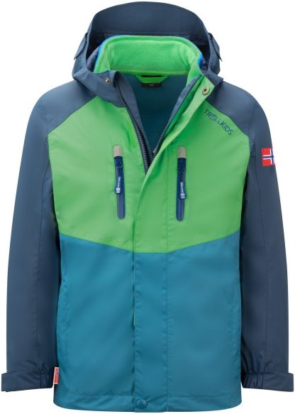 Trollkids - Kid's Bryggen 3in1 Jacket - Doppeljacke Gr 92 blau
