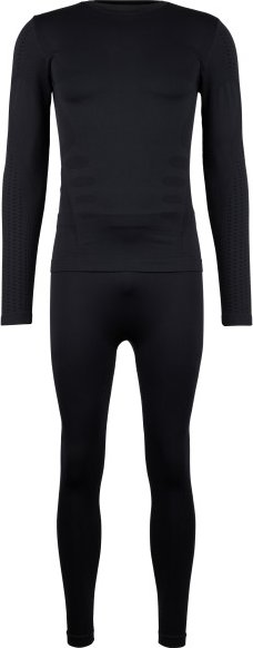 Thumbnail - Heber Peak - EvergreenHe. Seamless Underwear Set - Kunstfaserunterwäsche Gr S/M schwarz