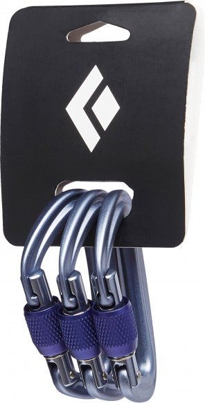 Thumbnail - Black Diamond - Liteforge Screwgate 3 Pack - Schraubkarabiner grau