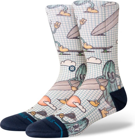 Stance - Feeling Pickled Crew - Multifunktionssocken Gr 43-47 grau