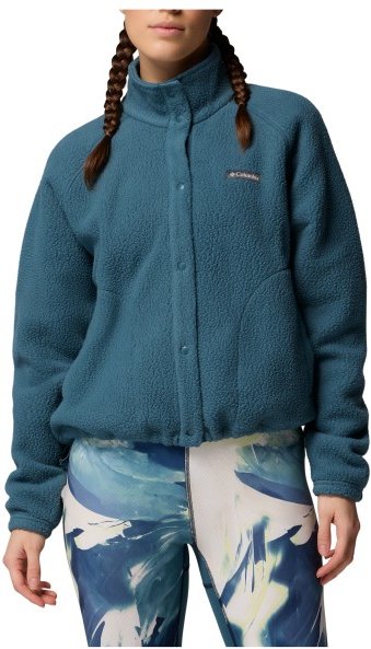 Columbia - Women's Jasper Ridge Pebbled Fleece Full Snap - Fleecejacke Gr XS blau