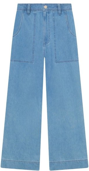 DEDICATED - Women's Workwear Pants Vara Denim - Freizeithose Gr XL blau