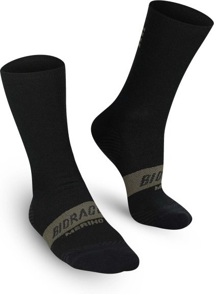 Bioracer - Thermal Merino Socks - Radsocken Gr 39-41 - M schwarz