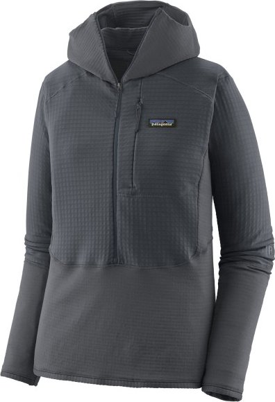 Thumbnail - Patagonia - Women's R1 P/O Hoody - Fleecepullover Gr S grau