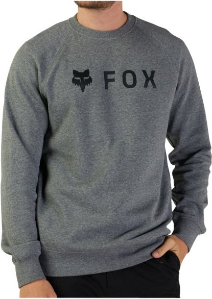 FOX Racing - Absolute Fleece Crew Neck - Pullover Gr S grau