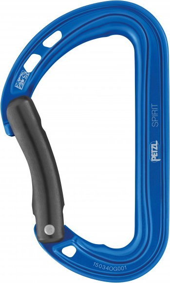 Petzl - Spirit Bent Gate - Schnappkarabiner blau