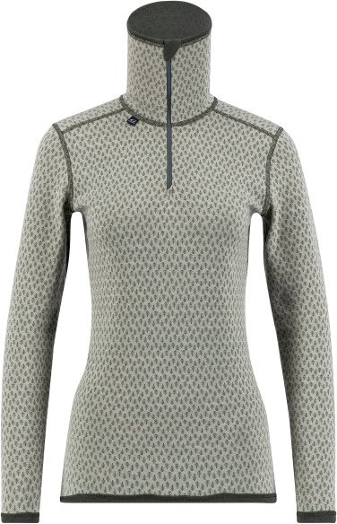 Ulvang - Women's Comfort 200 Turtle Neck w/ Zip - Merinounterwäsche Gr XL grau