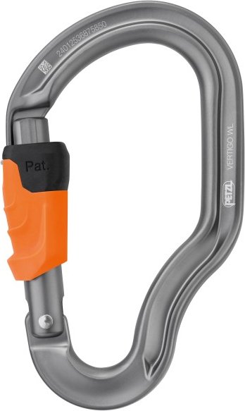 Petzl - Vertigo Wire-Lock - Klettersteig-Karabiner grau