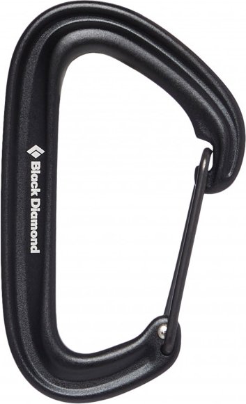 Black Diamond - Litewire Carabiner - Schnappkarabiner grau/schwarz