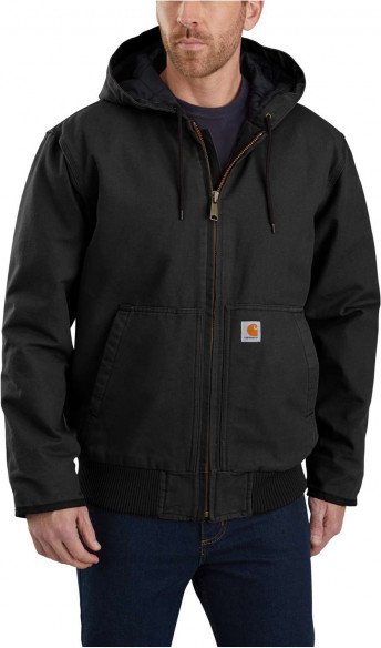 Thumbnail - Carhartt - Duck Active Jacket - Freizeitjacke Gr XL schwarz