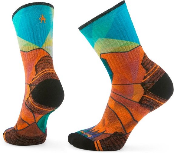 Thumbnail - Smartwool - Women's Hike Targtd Cush Mountain Prism Crew Socks - Wandersocken Gr L bunt