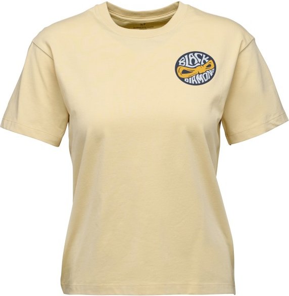 Thumbnail - Black Diamond - Women's Rope Badge S/S Tee - T-Shirt Gr XS beige