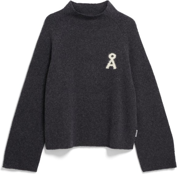 ARMEDANGELS - Women's Iconic A Monalaa Bouclé - Pullover Gr L grau/schwarz
