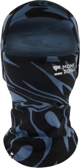 Mons Royale - Santa Rosa Merino Flex 200 Balaclava - Sturmhaube Gr S/M blau/schwarz