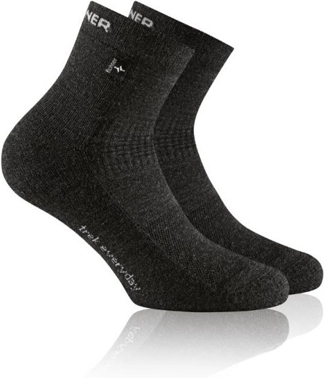 Rohner - Trek Everyday - Wandersocken Gr 42-44 schwarz