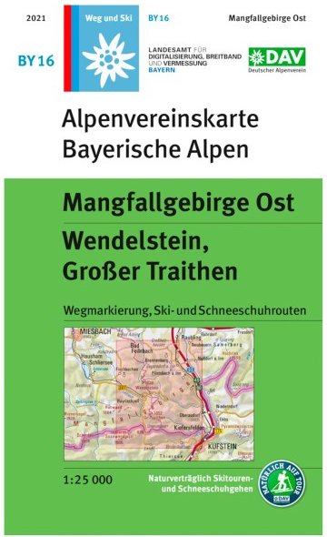 Panico - Mangfallgebirge Ost - Wanderkarte BY 16