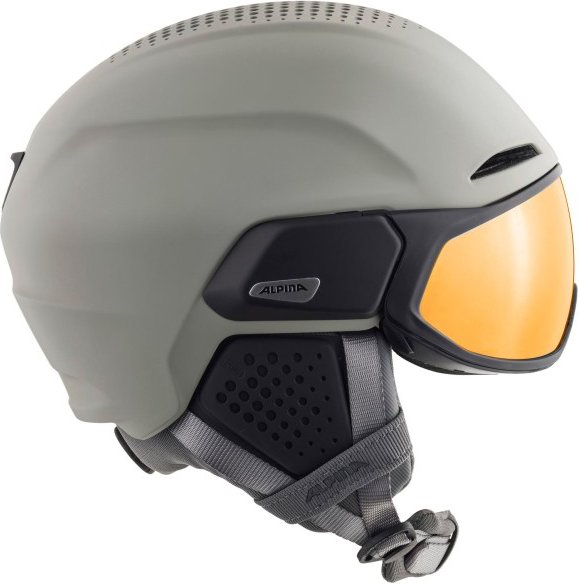 Thumbnail - Alpina - Alto Q-Lite Mirror - Skihelm Gr 59-63 cm grau