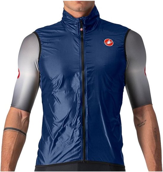 Castelli - Aria Vest - Fahrradweste Gr L blau