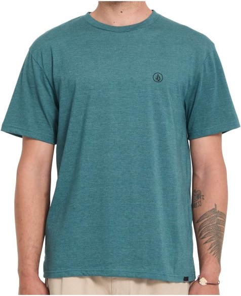 Volcom - Circle Blanks HTH S/S Tee - T-Shirt Gr XL türkis
