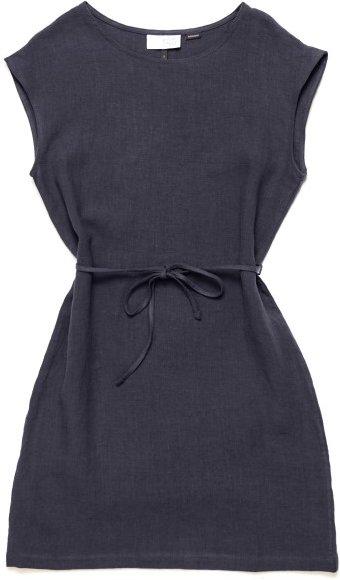 Mazine - Women's Linen Mini Dress - Kleid Gr XS grau/blau