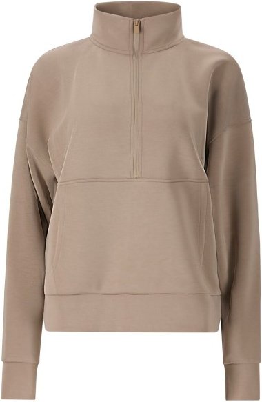 ATHLECIA - Women's Jillnana Half Zip - Pullover Gr 36 beige/braun