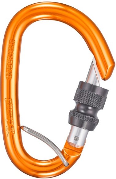 SIMOND - Carabiner Spider Screw - Schraubkarabiner orange