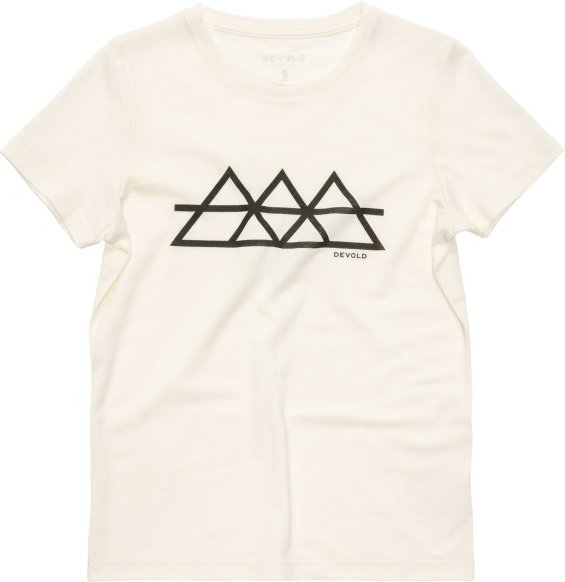 Devold - Women's Classic Triple Tee - Merinoshirt Gr L weiß