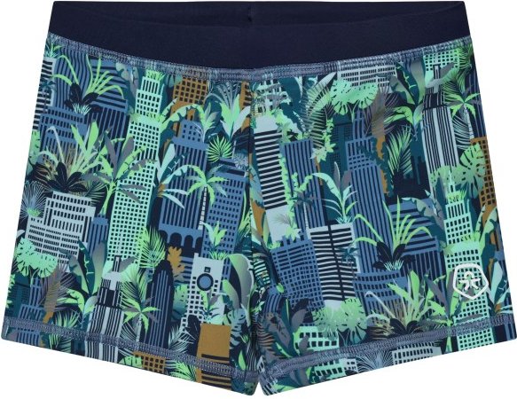Color Kids - Kid's Swim Trunks AOP - Badehose Gr 116 blau