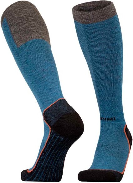 Thumbnail - UphillSport - Ouna Alpine Ski 4-Layer Compression M5 with Merino - Skisocken Gr 43-46 blau