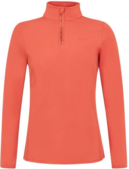 Thumbnail - Protest - Women's Fabriz 1/4 Zip Top - Fleecepullover Gr 42 rot