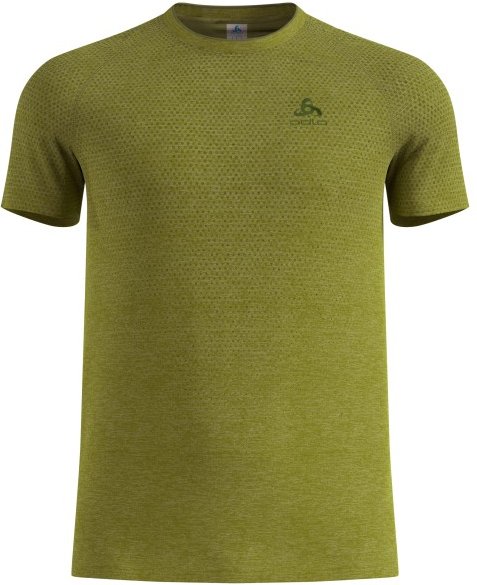 Odlo - Essential Seamless T-Shirt Crew Neck S/S - Laufshirt Gr M oliv