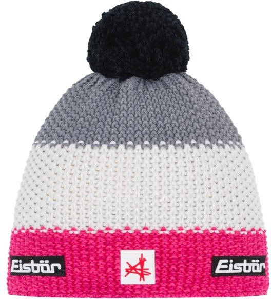 Eisbär - Star Pompon Ski Austria - Mütze Gr One Size grau