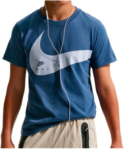 Nike - Kid's NSW Tee Club Energy - T-Shirt Gr L blau