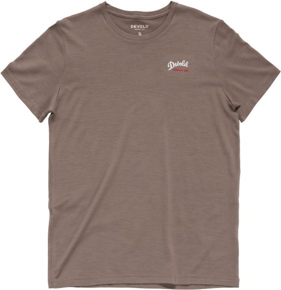 Devold - Classic Script Tee - Merinoshirt Gr XXL braun