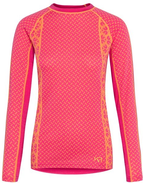 Thumbnail - Kari Traa - Women's Lekker L/S - Merinounterwäsche Gr M rosa