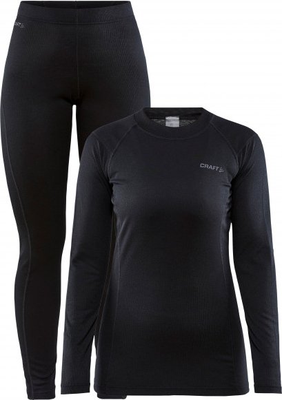 Thumbnail - Craft - Women's Core Warm Baselayer Set - Kunstfaserunterwäsche Gr M schwarz