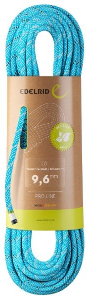 Edelrid - Tommy Caldwell Eco Dry DT 9,6 - Einfachseil Gr 60 m bunt