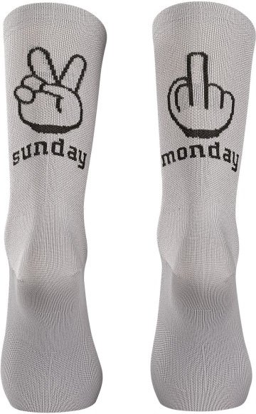 Northwave - Sunday Monday Sock - Radsocken Gr 44-47 grau