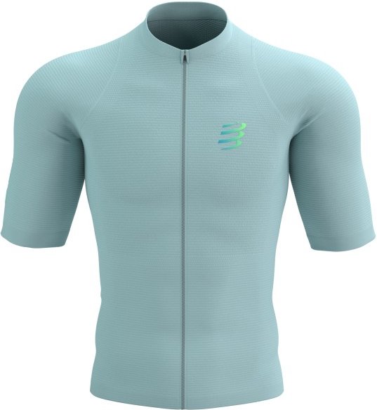Compressport - Trail Racing Postural S/S Top - Laufshirt Gr L türkis