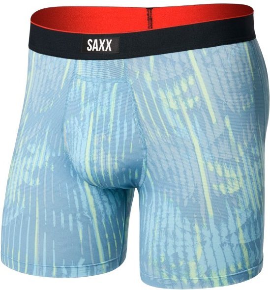Saxx - Multi-Sport Mesh Boxer Brief Fly - Kunstfaserunterwäsche Gr XXL blau